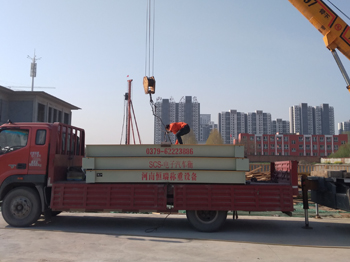 洛阳偃师德福园项目12m-100吨地磅 
