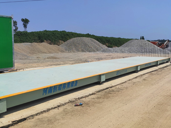 上蔡县污水处理厂16m-100吨全电子地磅