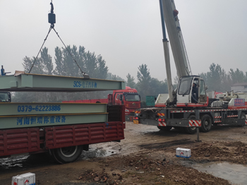 周口鹿邑豫东物流18m-150吨地磅