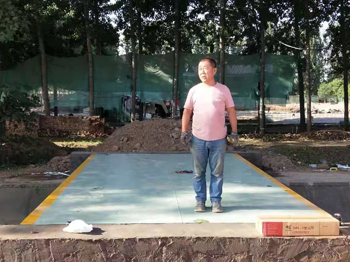 焦作沁阳李桥村农业合作社100吨地磅