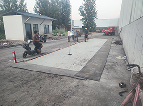 商丘睢县涛盛建材200吨地磅