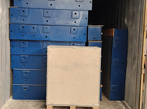 河南亿鸣机械出口阿根廷80吨地磅