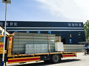 湖北帝赞建筑工程出口型120吨地磅